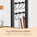 Pikkukuva 5 / 6: Rootz -keittiön hylly - seisova hylly - mikroaaltouuni - tilaa säästävä liuos - 40 x 80 x 167 cm