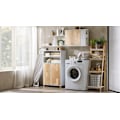 Miniatyrbillede 4 af 9: Rootz Vægmonteret Badeværelsesskab - Opbevaringsenhed - Toiletskab - MDF - Gummitræ - 68cm x 48cm x 20cm