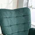 Miniatyrbillede 8 af 11: Rootz Rocking Stol - Glider Stol - Nursernestol - Tyk polstring - Beech Wood Runners - 98D X 71W X 101H CM - Understøtter op til 120 kg