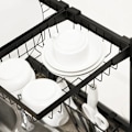 Miniatyrbild 4 av 7: Rootz Dish Drainer - Justerbar längd - Många element - Flexibelt arrangemang - Svart - 93 x 30 x 52cm