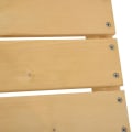 Pikkukuva 8 / 11: Rootz puutarhapenkki - puinen penkki - maalaismainen penkki - 2 istuttava penkki - puutarhakalusteet - luonnonmukainen - 110 x 38 x 35 cm