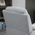 Miniatyrbild 4 av 5: Rootz Electric Stand-up Chair - Fåtölj - Relax Fåtölj - Tv Fåtölj med sovfunktion - Liggfunktion - Fjärrkontroll - Linne Touch - Grå - 83 x 89 x 102 c