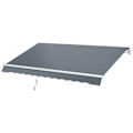 Miniatyrbillede 1 af 10: Rootz Markise -dækning - Udskiftningsstof - Vandafvisende markise - 100% polyester - UPF 50+ beskyttelse - 282 cm x 250 cm
