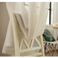Miniatyrbild 6 av 7: Rootz Set med 2 transparenta gardiner - Skira voiledraperier - Krämgardiner i linne-look - Högkvalitativt material, perfekt ljusfiltrering, enkelt und