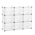 Miniatyrbillede 1 af 8: Rootz Skoskab Transparent - Opbevaringsskab - Transparent Hyldeskab - Skoskabe - 9 par sko - 123 x 31 x 93 cm