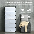 Miniatyrbillede 4 af 10: Rootz Modular Shoe Shelf System - Opbevaringsstativ - Skoarrangør - Tilpasbart design - 49 cm x 36,5 cm x 108 cm