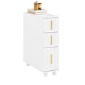 Miniatyrbillede 1 af 8: Rootz Niche Rolling Storage Cart - Slim Cart - Mobile Organizer - Rumbesparende - 3 skuffer - 20x70x60cm