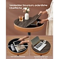 Miniatyrbillede 3 af 5: Rootz Bar Table - Pub Bord - High Top Bord - Stilfuld finish - 58,7 cm x 58,7 cm x (83-105) cm - Stålramme - PU læder - Spånplade