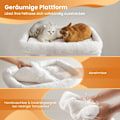 Miniatyrbild 3 av 5: Rootz Cat Tree Scratching Post - Cat Tower - Large Platform - Hållbar sisal för Cats 'Claws - 68 x 48 x 101 cm