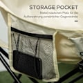 Miniatyrbillede 5 af 10: Rootz campingstol - sammenfoldelig sæde - bærbar stol - PVC -coated stof - let transport - 61 cm x 54 cm x 66 cm