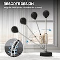 Miniatyrbillede 7 af 10: Rootz Bokseboldsæt - Boksetræner - Stressreduktion - Højdejusterbar - 3 kg - Kunstlæder - 24 cm x 30 cm - Sort