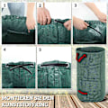 Miniatyrbillede 6 af 10: ROOTZ 3X120L Havesæk sæt - Vandtæt bladposer - UV -resistente affaldsposer - holdbar og sammenfoldelig - Ø45 x 76H cm