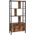 Miniatyrbillede 1 af 9: Rootz Reol - Reoler - Industriel - Træ - Jernramme - 74 x 30 x 154,5 cm (LxBxH)
