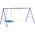 Pikkukuva 10 / 11: Rootz Swicken 3 -Child Swing Set - Outdoor PlaySet - Puutarhan vaihtelut - Kestävä teräsrunko - 365 cm x 180cm x 184 cm
