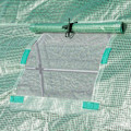 Miniatyrbild 4 av 5: Rootz Greenhouse Replacement Cover - ENDAST Vinter - Trädgårdsväxt - PE Cover för tunnel - Walk-in växthus med roll-up fönsterdörr - Utomhus - Grön -