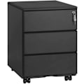 Miniatyrbild 1 av 8: Rootz Roll Container Arkivskåp - Mobilt arkivskåp - Office Storage Organizer - Förmonterad - Säkert låssystem - Gott förvaringsutrymme - Stål - 52,4 c