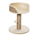 Miniatyrbillede 9 af 9: Rootz PawHut kradsestolpe Katteseng - Katteseng - Feline Play Station - Ultimativ komfort - Høj sikkerhedsvæg - Holdbar jute kradsestolpe - 40 cm x 40