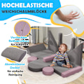 Miniatyrbillede 5 af 11: Rootz Modular Children's Sofa - Play Sofa - Building Blocks - Boost Creativity - 150 cm x 69 cm x 49 cm