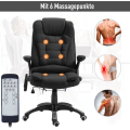 Miniatyrbild 4 av 11: Rootz Executive Chair - Svart - Linne, Skum, Nylon - 26,38 cm x 26,38 cm x 49,6 cm
