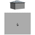 Pikkukuva 10 / 11: Rootz Gazebo - Sivupaneelit - C-renkaat - Koukut - Kestävä - Pitkäikäinen - Neliömäinen - Pyöristetyt tangot - 100% polyesteri - Beige - 302x205cm