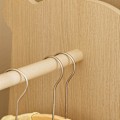 Miniatyrbillede 9 af 9: Rootz Kids Tøjstativ - Børnetøjsstativ - Hængestang - Massiv træstang - Skoopbevaring - 71 cm x 110 cm x 40 cm