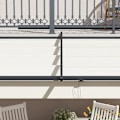 Miniatyrbild 4 av 7: Rootz Garden Gazebo - Infällbart tak - Väggmonterad - Metallram - Stål - Polyester - Krämvit - 297L x 297W x 200/230H cm