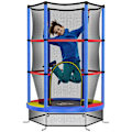 Miniatyrbillede 10 af 11: Rootz Children's Trampoline - Kids Jumper - Safety Bouncer - Endless Bouncy Fun - Steel Frame, Ø140x160cm
