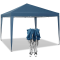 Miniatyrbillede 1 af 9: Rootz Gazebo Pop-Up telt - Vandtæt Pagoda - Solbeskyttelsesoverdækning - Robust og stabil, UV- og regnbestandig, Nem opsætning - 3 x 3 m Blå