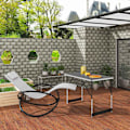 Miniatyrbillede 2 af 9: Rootz Campingbord - Sammenklappeligt skrivebord - Bærbar arbejdsstation - Udendørs stativ - Haveoverflade - Picnic-skranke - Eventplatform - Grå - 100