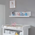 Miniatyrbild 3 av 4: Rootz Baby Room Wall Shelf - Bookcase - Display Rack - Nursery Ledge - Storage Unit - Child's Bookshelf - Wall Organizer - White - 90 x 23 x 20 cm
