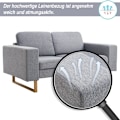 Miniatyrbild 5 av 11: Rootz 2-sits soffa - Kompakt soffa - Loveseat - Hög komfort - Hållbar konstruktion - 145cm x 82cm x 78cm