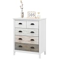 Miniatyrbild 1 av 6: Rootz skänk - Byrå - Förvaringsskåp - Generös förvaring - Kraftig MDF och furu - Tippskydd - 38D x 70W x 85H cm