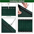 Miniatyrbild 6 av 7: Rootz HDPE Privacy Fence Screen - Solskydd - Utomhusbarriär - Rivbeständig, UV-block, Enkel installation - Grön - 1m-2m x 6m-25m