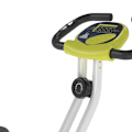 Miniatyrbillede 6 af 11: Rootz Manuel Cykeltræner - Motionscykel - Magnetisk træning Xbike - Trænings Xbike - Gul/Hvid - 43 x 97 x 109 cm
