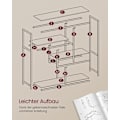 Miniatyrbillede 6 af 6: Rootz Glas reol - Hylde Organizer - Display Stand - Hærdet glas - Stålramme - 30 cm x 100 cm x 103 cm - Gennemsigtig bleg guld