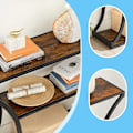 Miniatyrbillede 4 af 6: Rootz Flurt Console Table - Hallway Table - Entryway Table - Rumbesparende design - 120 cm x 30 cm x 80 cm