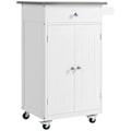 Pikkukuva 1 / 7: Rootz Kitchen Service Frolley With Wheels - Mobile Atility Cart - Rolling Storage Unit - runsaasti tallennustilaa - 60W x 45D X 85H CM