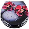Pikkukuva 9 / 11: Rootz-wc-istuin Soft-Close-mekanismilla - Duroplast - Pikavapautustoiminto - Antibakteerinen - O-muoto - Liukumattomat puskurit - 45,5 cm x 37,1 cm