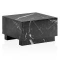 Miniatyrbillede 7 af 7: Rootz Elegant Sofabord - Kubebord - Marmorlook - Opbevaringsområde - Alsidig brug - 60 cm x 60 cm x 35 cm