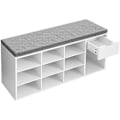 Miniatyrbillede 7 af 8: Rootz Skoskab - Skostativ - 10 par sko - Skoskabe - Hvid - 104 x 30 x 48 cm