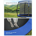 Miniatyrbillede 4 af 8: Rootz Trampolin - Haveudsmider - Børnetrampolin - Galvaniseret stål - 150 kg - 76 cm - 64 fjedre - Udendørs sjov - 2-delt sæt
