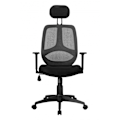 Miniatyrbillede 1 af 10: Rootz Kontorstol - Drejestol - Executive stol - Justerbar - Nakkestøtte - Ergonomisk - Sort