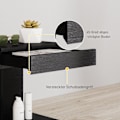 Miniatyrbillede 6 af 11: Rootz Bedside Table - Side Bord - Sofabord - Skjult skuffe & opbevaring - 40L x 30W x 46H cm