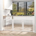 Pikkukuva 2 / 5: Rootz Barrier - Turvaportti - Koiran portti - Portaiden portti - Koiran turvaportti - Oven turvaportti - Valkoinen - 185 x 36 x 71 cm