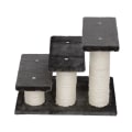 Miniatyrbillede 5 af 9: Rootz Hundetrappe 3 trin - Grå - Spånplade, Stof - 17,72 cm x 13,78 cm x 13,39 cm