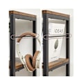 Miniatyrbillede 5 af 6: Rootz Reol - Reol med 6 niveauer - Bogreol - Træreol - Moderne reol - Vægmonteret reol - Spånplade - Stål - 30 x 120 x 172,5 cm (D x B x H)