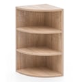 Pikkukuva 1 / 7: Rootz kulmahylly Sonoma 30x60x30 cm WL5.842 puinen seinähylly kulmariippuva hylly - Puinen seinähylly Korkea - Vapaasti kelluva seinähylly - Designkor