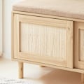 Miniatyrbillede 10 af 10: Rootz skoskab med bænk - Skobeholder - Skostativ - Bambusmateriale - 121cm x 49cm x 35cm