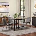 Miniatyrbillede 2 af 11: Rootz Folding Spisebord - Industriel bord - Rumbesparende bord - Udvides let - 118 cm x 70 cm x 76,5 cm