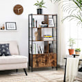 Miniatyrbillede 2 af 9: Rootz Reol - Reoler - Industriel - Træ - Jernramme - 74 x 30 x 154,5 cm (LxBxH)